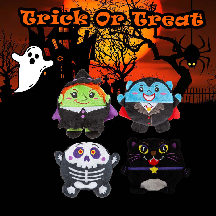 Halloween Plush Sand filled Toy Dracula-Witch-Skeleton-Cat