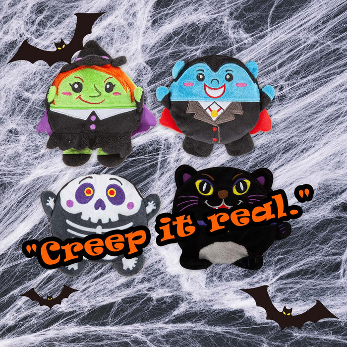 Halloween Plush Sand filled Toy Dracula-Witch-Skeleton-Cat