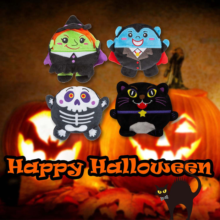 Halloween Plush Sand filled Toy Dracula-Witch-Skeleton-Cat