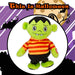 Halloween Walking Singing Plush | Animated Party Decoration | Frank