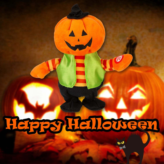 Halloween Walking Singing Plush | Animated Party Decoration | Pumpkin