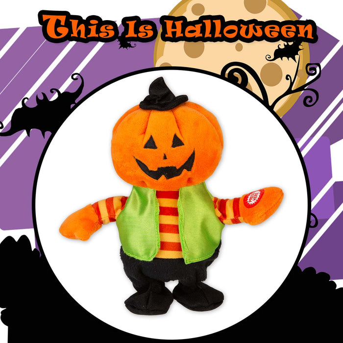 Halloween Walking Singing Plush | Animated Party Decoration | Pumpkin