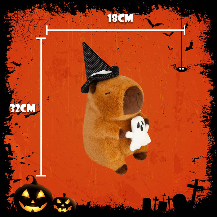 Halloween Capybara Soft Toy | 23cm | Plush Party Decoration | Ghost