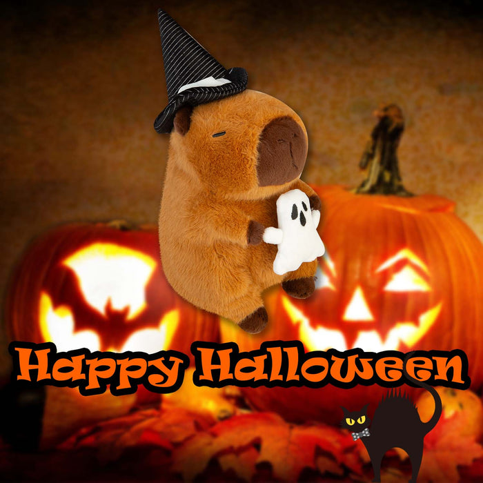 Halloween Capybara Soft Toy | 23cm | Plush Party Decoration | Ghost