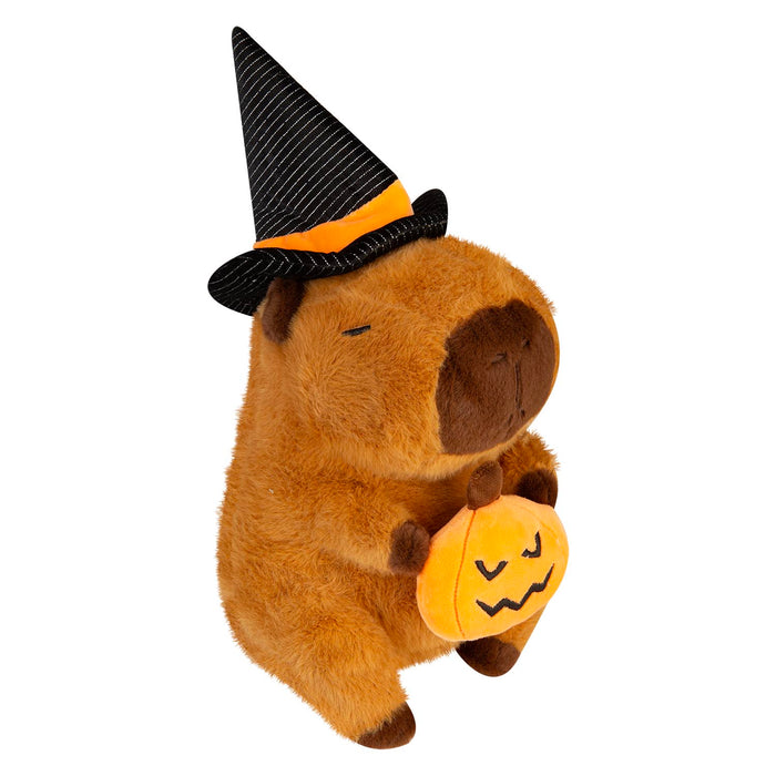 Halloween Capybara Soft Toy | 23cm | Plush Party Decoration | Pumpkin
