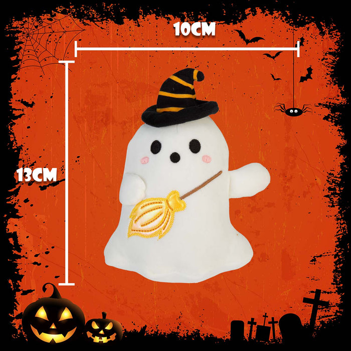 Halloween Ghost Soft Toy | 15cm | Plush Party Decoration | Balloon