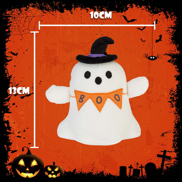 Halloween Ghost Soft Toy | 15cm | Plush Party Decoration | Boo