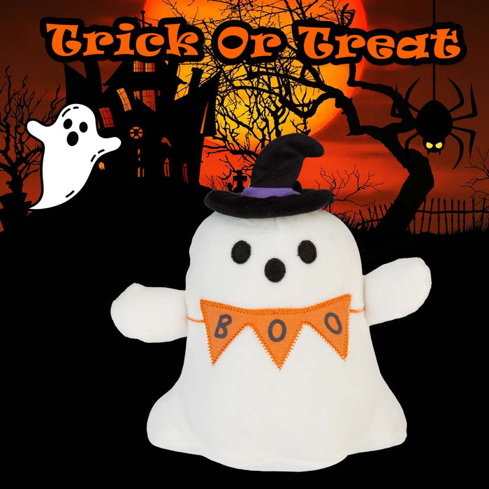 Halloween Ghost Soft Toy | 15cm | Plush Party Decoration | Boo