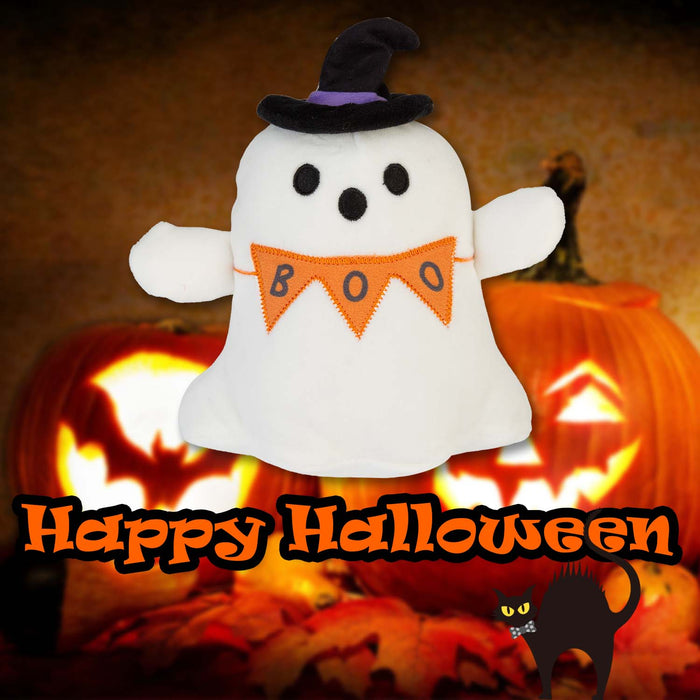 Halloween Ghost Soft Toy | 15cm | Plush Party Decoration | Boo
