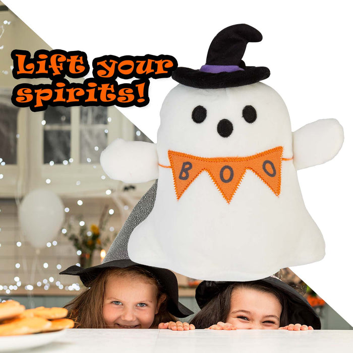Halloween Ghost Soft Toy | 15cm | Plush Party Decoration | Boo
