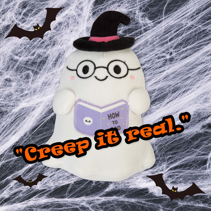 Halloween Ghost Soft Toy | 15cm | Plush Party Decoration | Book