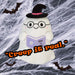 Halloween Ghost Soft Toy | 15cm | Plush Party Decoration | Book