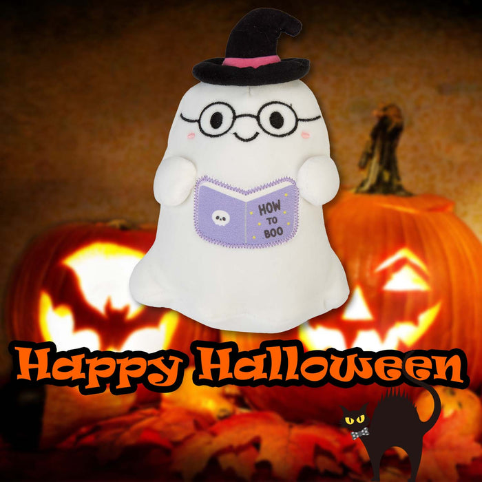 Halloween Ghost Soft Toy | 15cm | Plush Party Decoration | Book