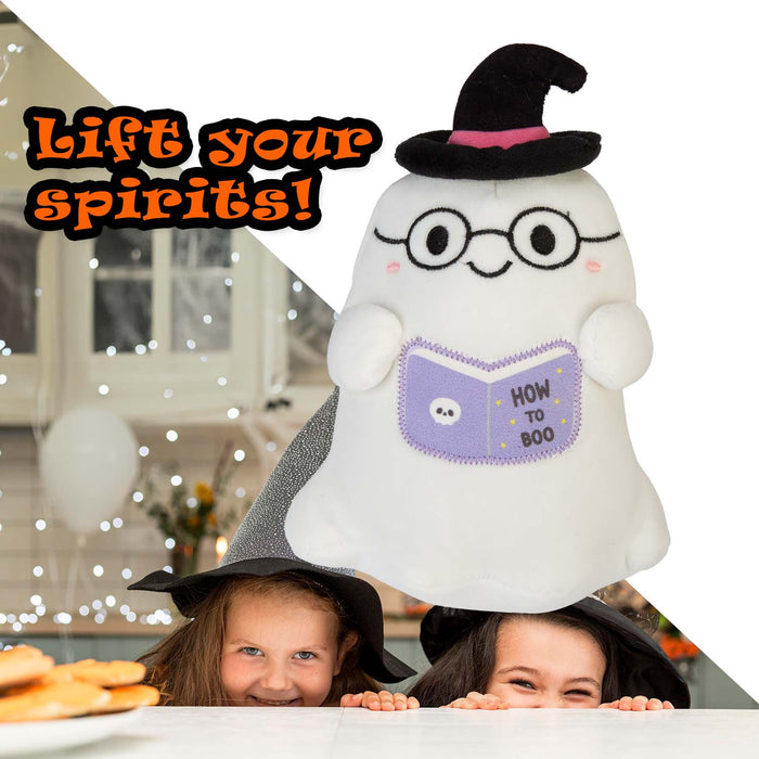 Halloween Ghost Soft Toy | 15cm | Plush Party Decoration | Book