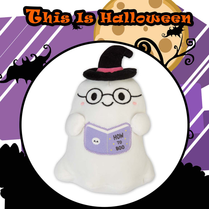 Halloween Ghost Soft Toy | 15cm | Plush Party Decoration | Book