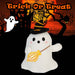 Halloween Ghost Soft Toy | 15cm | Plush Party Decoration | Broom