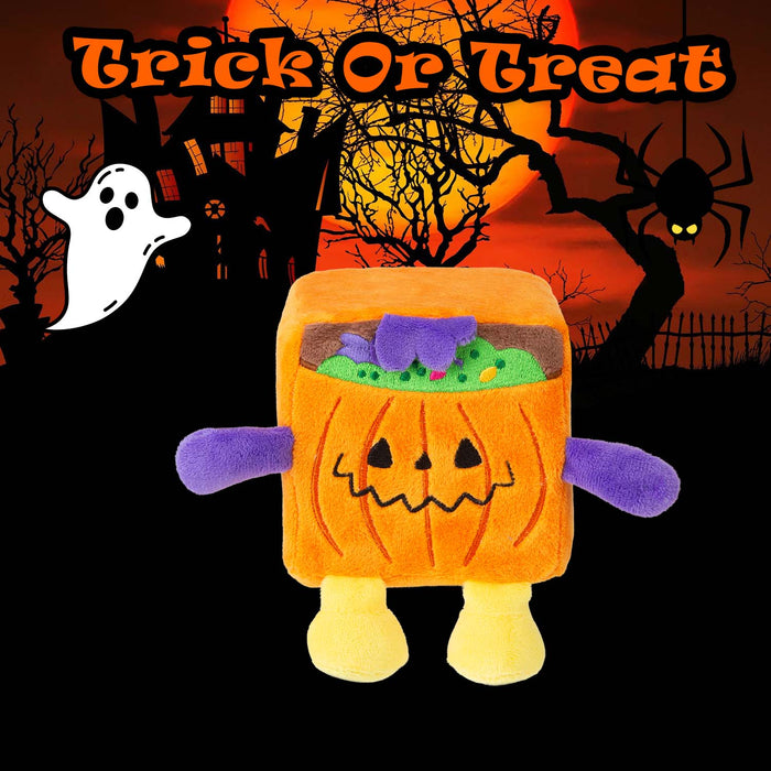 Halloween 10cm Squishy Cube Plush | Plush Party Decoration | Pumpkin