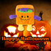 Halloween 10cm Squishy Cube Plush | Plush Party Decoration | Pumpkin