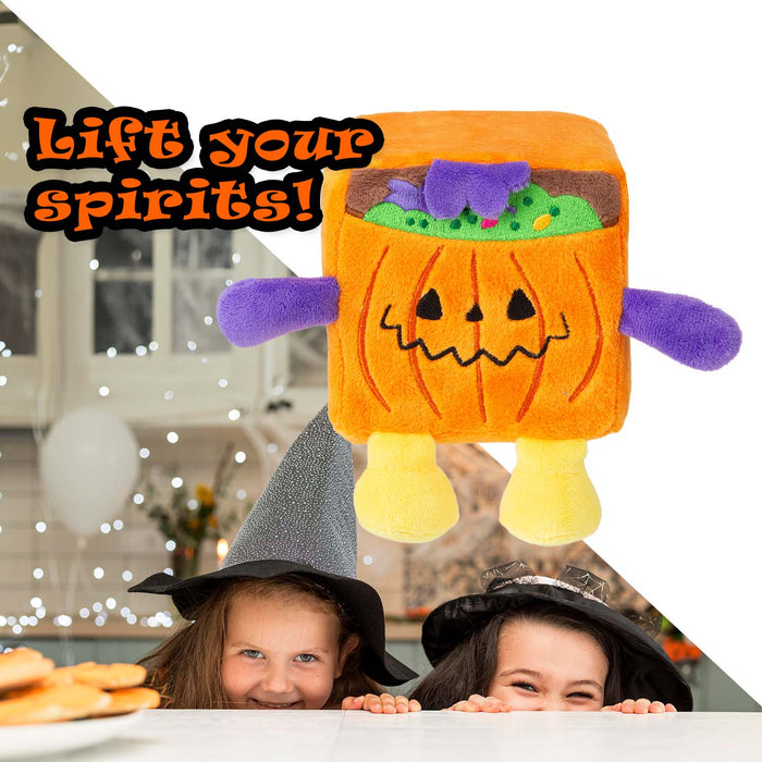 Halloween 10cm Squishy Cube Plush | Plush Party Decoration | Pumpkin