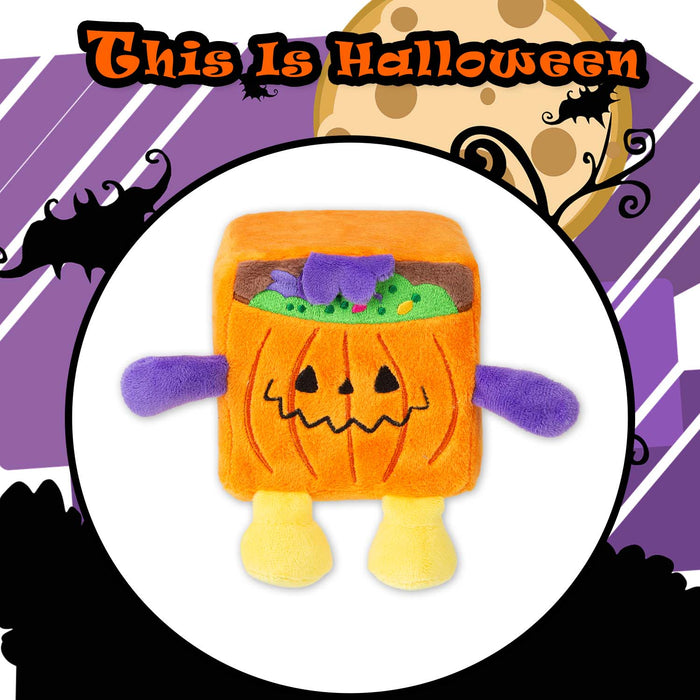 Halloween 10cm Squishy Cube Plush | Plush Party Decoration | Pumpkin