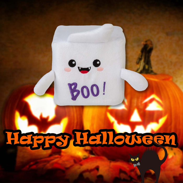 Halloween 10cm Squishy Cube Plush | Plush Party Decoration | Ghost