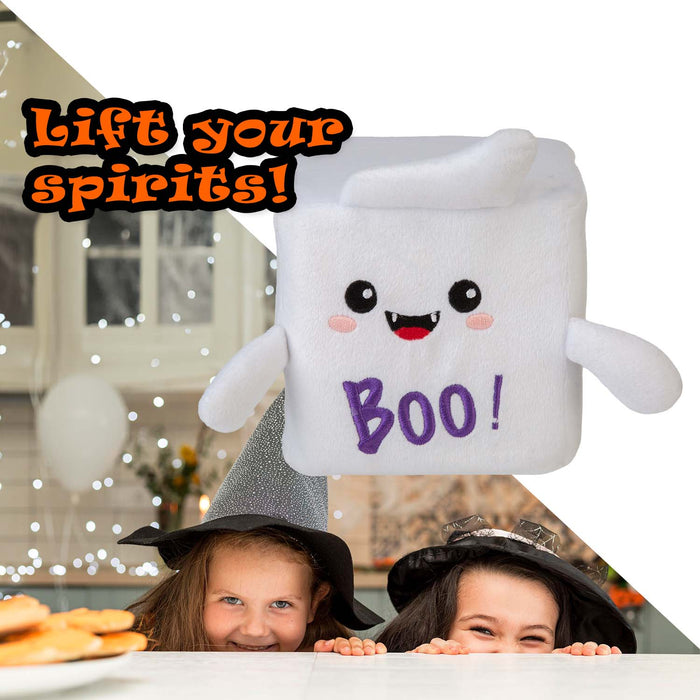 Halloween 10cm Squishy Cube Plush | Plush Party Decoration | Ghost