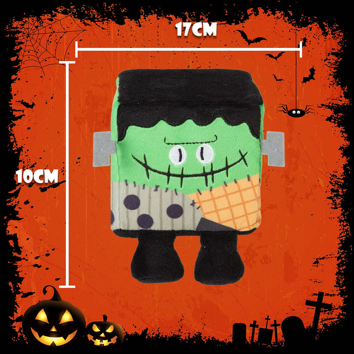 Halloween 10cm Squishy Cube Plush | Plush Decoration | Frankenstein