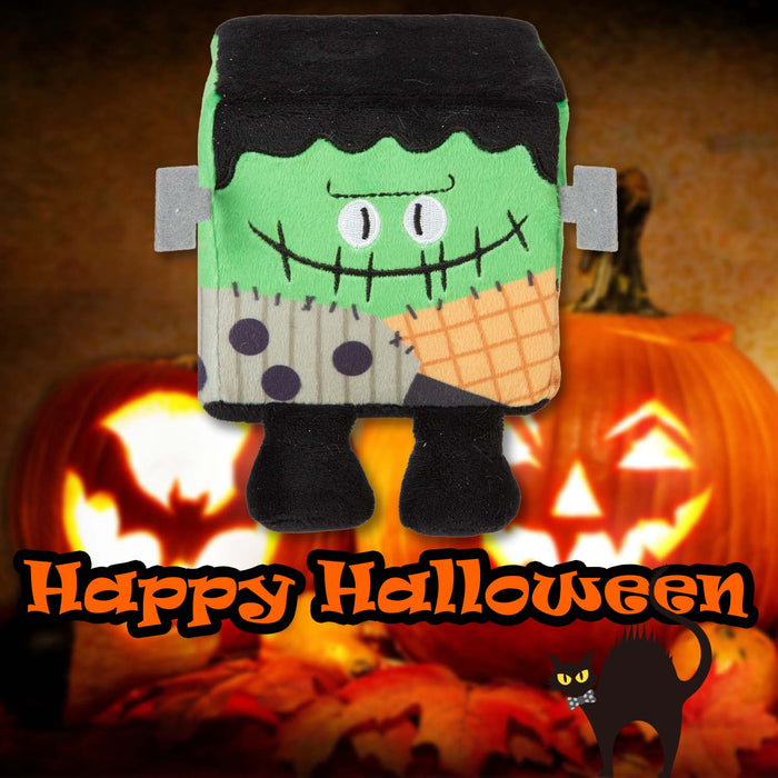 Halloween 10cm Squishy Cube Plush | Plush Decoration | Frankenstein