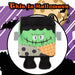 Halloween 10cm Squishy Cube Plush | Plush Decoration | Frankenstein