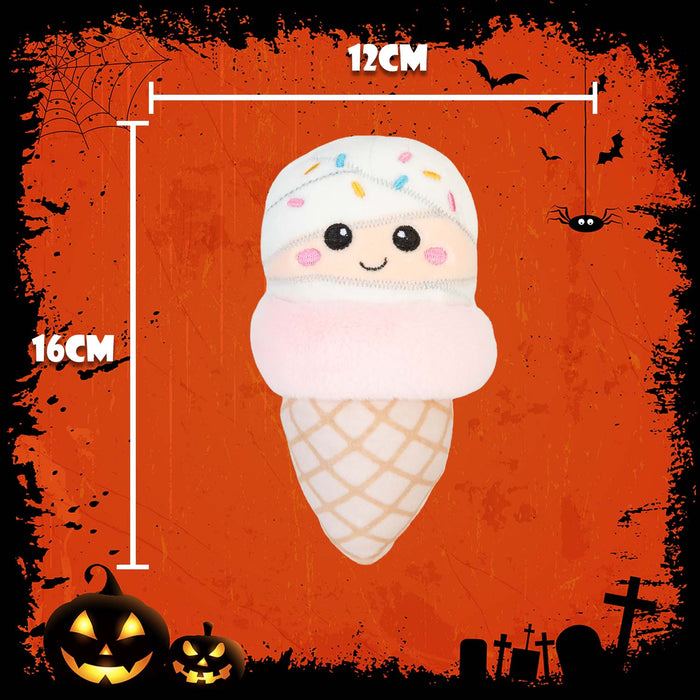 Halloween Ice Cream Soft Toy | 16cm | Plush Decoration | Mummy