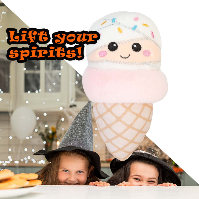 Halloween Ice Cream Soft Toy | 16cm | Plush Decoration | Mummy