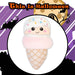 Halloween Ice Cream Soft Toy | 16cm | Plush Decoration | Mummy