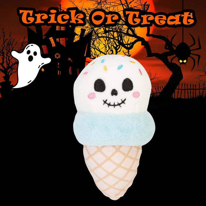 Halloween Ice Cream Soft Toy | 16cm | Plush Decoration | Ghost