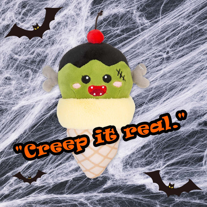 Halloween Ice Cream Soft Toy | 16cm | Plush Decoration | Frankenstein