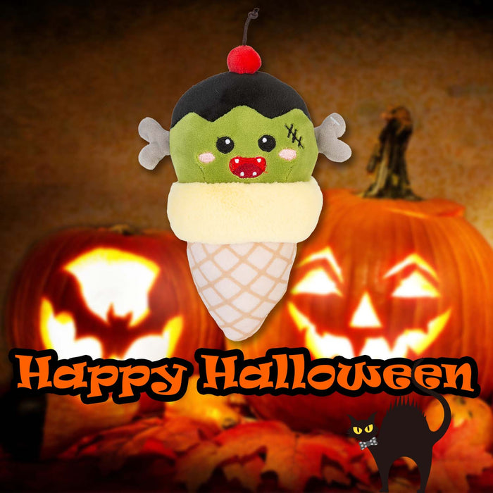 Halloween Ice Cream Soft Toy | 16cm | Plush Decoration | Frankenstein
