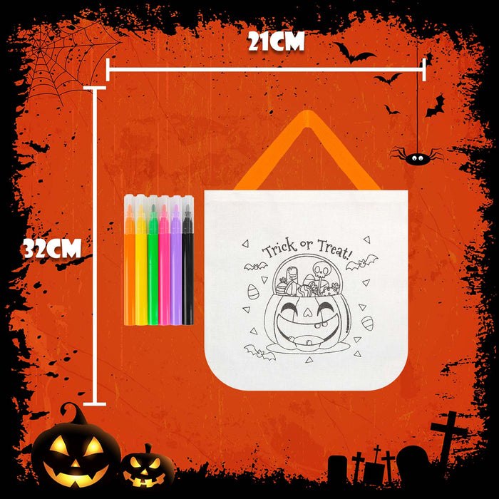 Halloween DIY Colour Me In Bag | Party Accessories | Trick Or Treat
