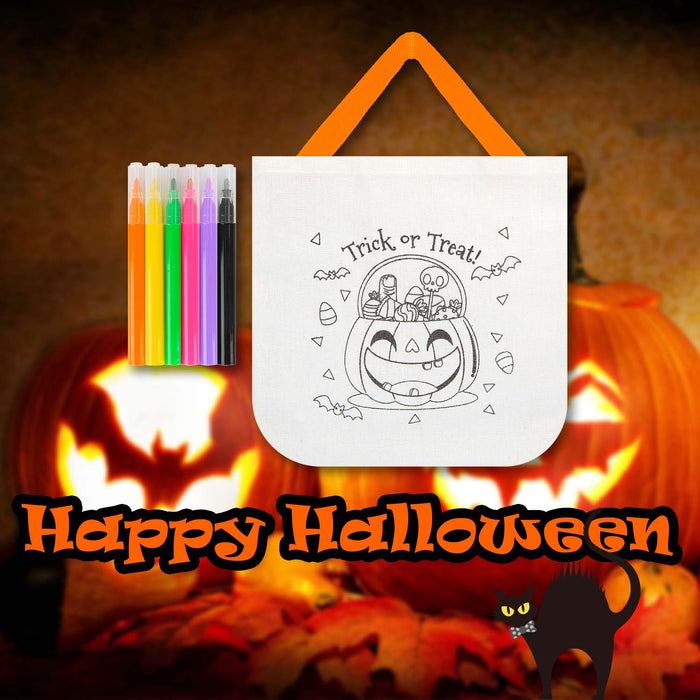 Halloween DIY Colour Me In Bag | Party Accessories | Trick Or Treat