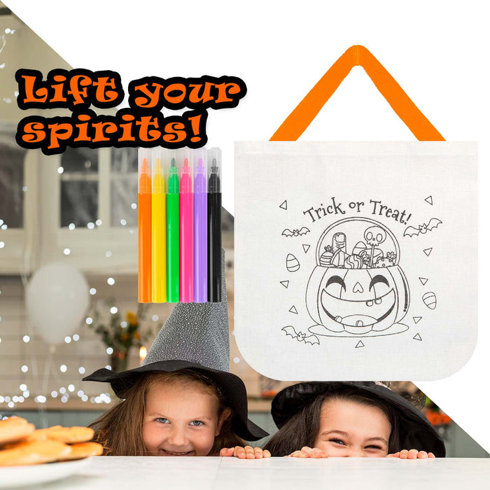 Halloween DIY Colour Me In Bag | Party Accessories | Trick Or Treat