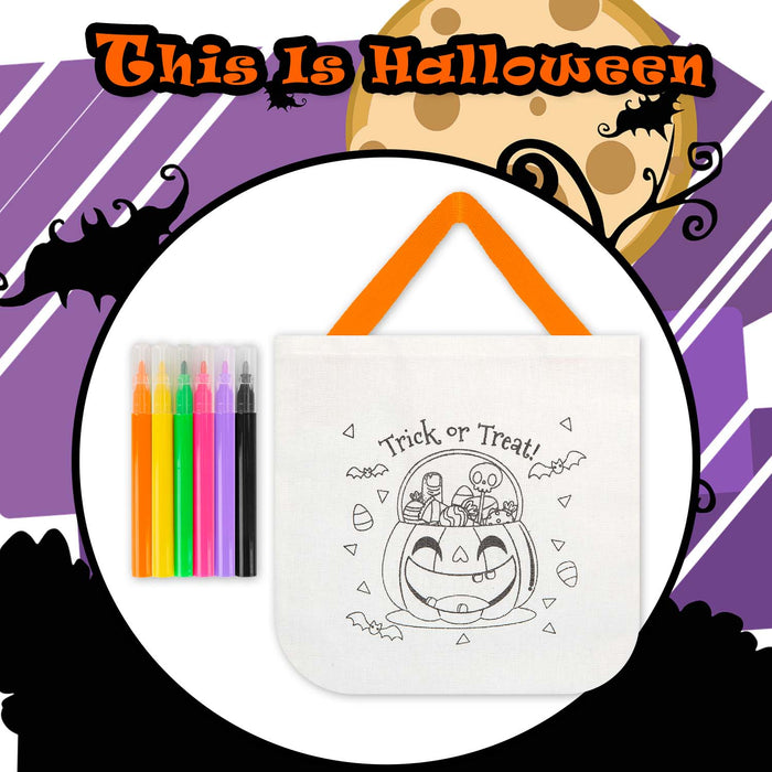 Halloween DIY Colour Me In Bag | Party Accessories | Trick Or Treat