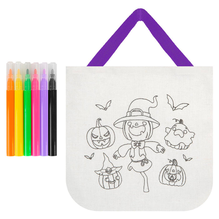 Halloween DIY Colour Me In Bag | Party Accessories | Scarecrow