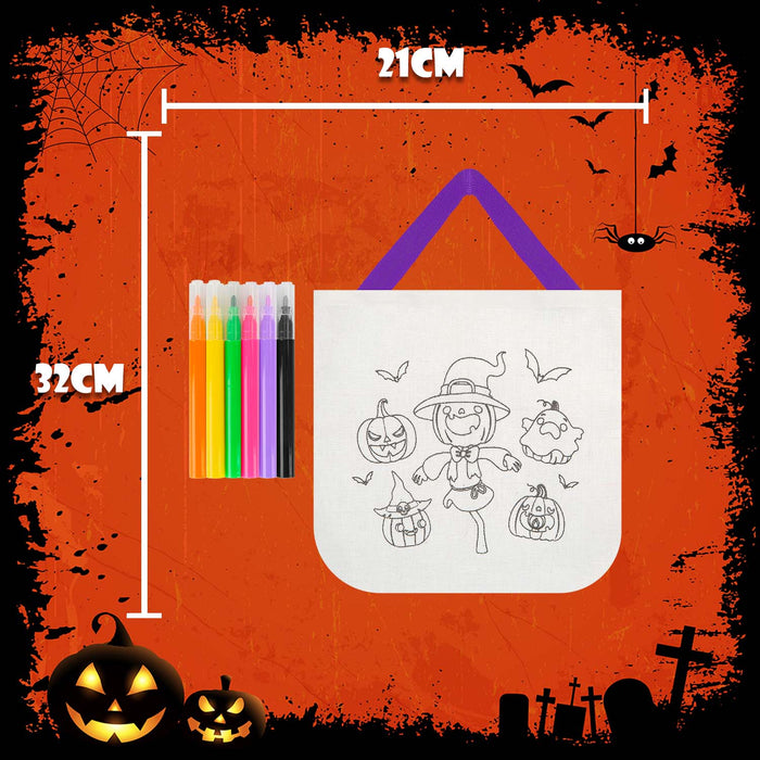 Halloween DIY Colour Me In Bag | Party Accessories | Scarecrow