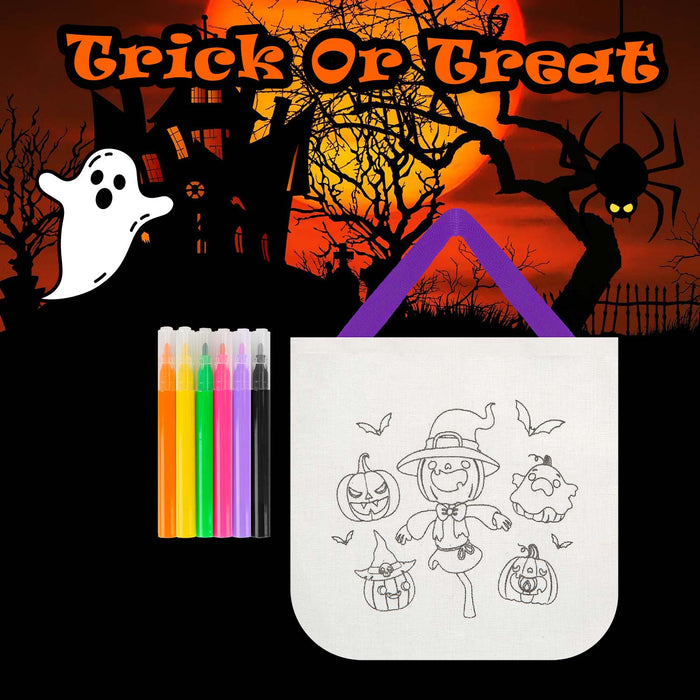 Halloween DIY Colour Me In Bag | Party Accessories | Scarecrow