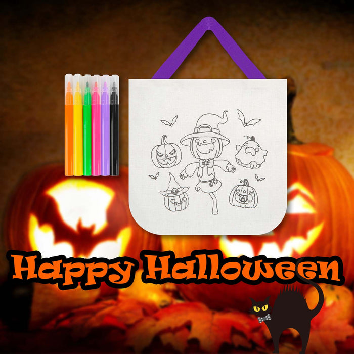 Halloween DIY Colour Me In Bag | Party Accessories | Scarecrow
