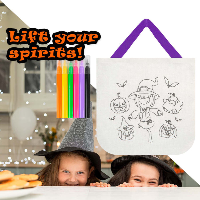Halloween DIY Colour Me In Bag | Party Accessories | Scarecrow