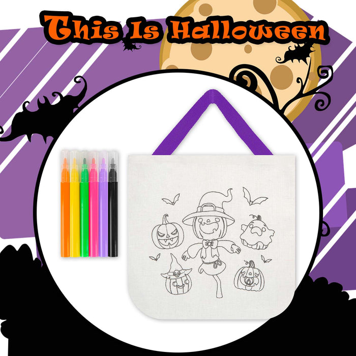 Halloween DIY Colour Me In Bag | Party Accessories | Scarecrow