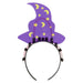 Halloween Glow Power Hat Headband | Accessories | Purple Star & Moon