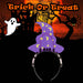 Halloween Glow Power Hat Headband | Accessories | Purple Star & Moon