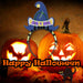 Halloween Glow Power Hat Headband | Party Accessories | Blue with Ear