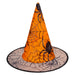 Halloween Spiders Web Witches Hat | Party Accessories | Orange