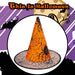 Halloween Spiders Web Witches Hat | Party Accessories | Orange